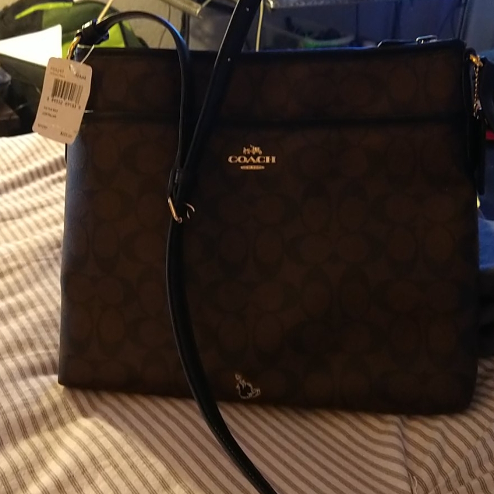 Coach file bag